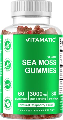 Vitamatic Irish Sea Moss Gummies - 3000 mg