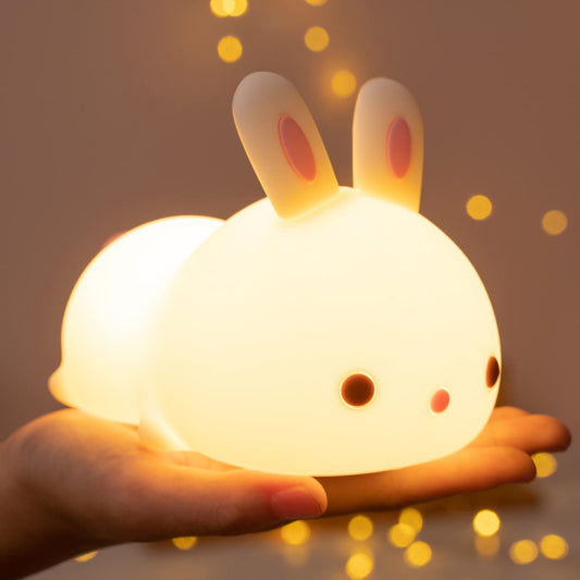 One Fire Bunny Night Light for Kids