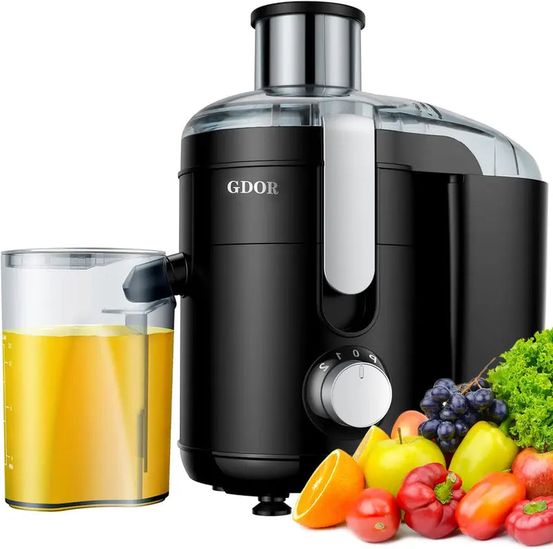 [Best Seller] Optional 650W/800W/1200W Juicer Machines with Titanium Enhanced Cut Disc, Dual Speeds Centrifugal Extractor Machines with Optional 2.5"/3” Feed Chute, for Fruits and Veggies, Anti-Drip, Includes Cleaning Brush, Bpa-Free