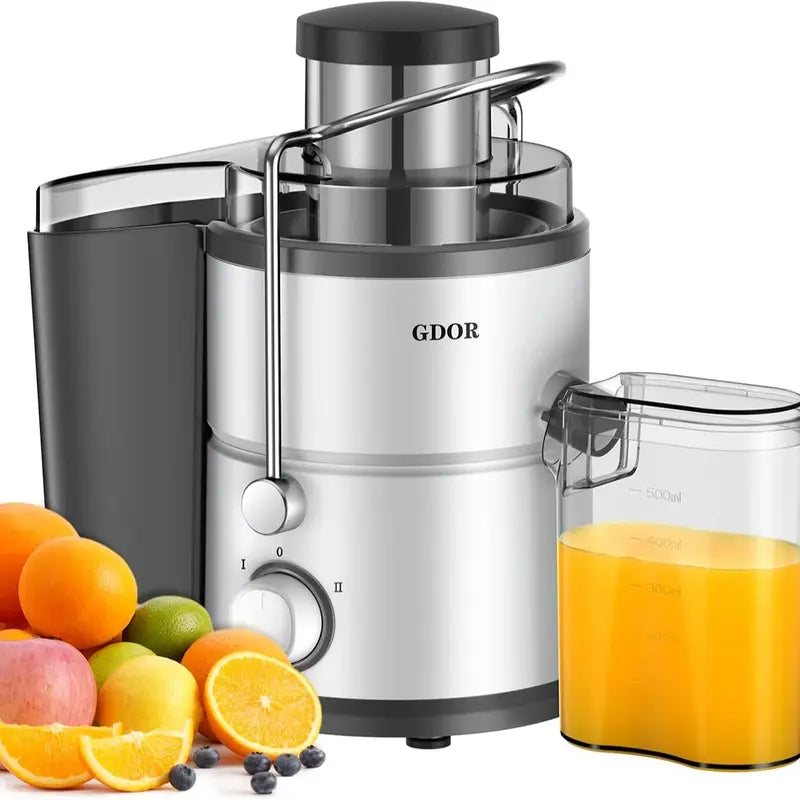 [Best Seller] Optional 650W/800W/1200W Juicer Machines with Titanium Enhanced Cut Disc, Dual Speeds Centrifugal Extractor Machines with Optional 2.5"/3” Feed Chute, for Fruits and Veggies, Anti-Drip, Includes Cleaning Brush, Bpa-Free